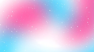 Pembe ve mavinin beyaz noktalı dereceli arkaplanı