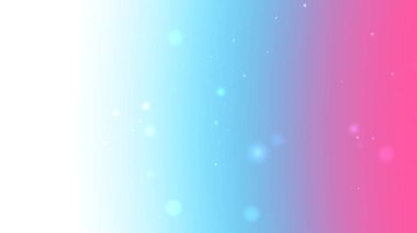 Açık Mavi ve Pembe Gradyan Arkaplan Yüzen Parça Parçacıkları