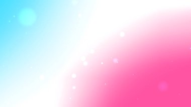 Beyaz ve pembe bokeh arkaplanlı pembe ve mavi gradyan