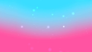 Parlak Mavi ve Pembe Gradyan Arkaplanı Yumuşak Parlayan Parçacık Işığı Efektleri