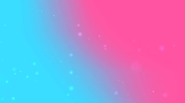 Küçük beyaz daireli mavi ve pembe gradyan arkaplan