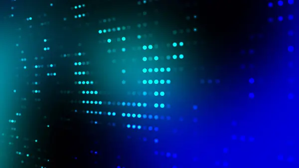 Soyut Mavi Noktalar Arkaplan Dijital Teknoloji Şablonu