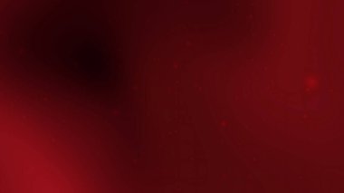 Koyu Kırmızı Soyut Arkaplan Parlayan Parçacıklar ve Açık Bulanık Efekti