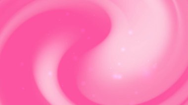 Pembe ve beyaz noktalı soyut girdaplar