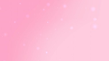 Parlayan Beyaz Yüzen Bokeh Işıklı Pastel Pembe Soyut Arkaplan