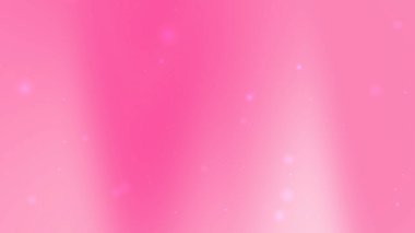 Pastel Pembe Arkaplan Hafif Işık Işığı ve Yüzen Bokeh