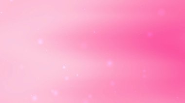 Hafif Pembe Pasta Arkaplanı Yumuşak Parıltı ve Yüzen Parçacık Elementleri