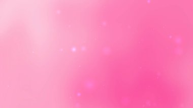 Beyaz bokeh parçacık ışığıyla pembe arkaplan