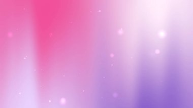 Yüzen Işık Parçacıklarıyla Pembe ve Mor Gradyan Arkaplan