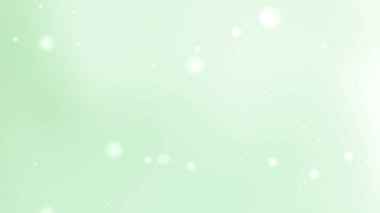 Yüzen Işık Parçacık Efektleri ile Pastel Yeşil Gradyan Arkaplanı