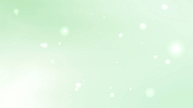 Pastel Yeşil Bulanık Arkaplan Yumuşak Yüzen Işık Parçacıkları ile