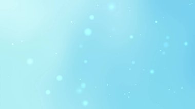 Hafif Gradyan Parçacık Hareketli Açık Mavi Bokeh Işık Arkaplanı