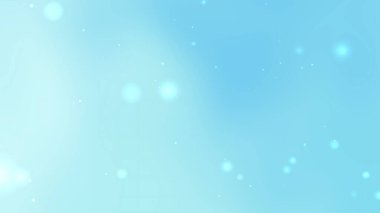 Açık mavi Soyut Arkaplan Yumuşak Parıltı Parçacık Efekti