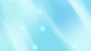Parlayan Parçacıklar ve Yumuşak Işınlı Açık Mavi Gradyan Arkaplanı