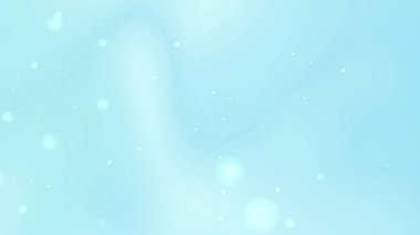 Açık mavi Soyut Arkaplan Yüzen Bokeh Parıltısı ve Bulanık Işık