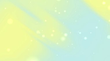 açık sarı ve mavi gradyan beyaz noktalı parçacık