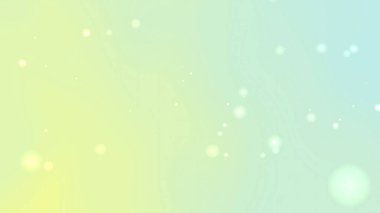 Yumuşak Işık Efektli Pastel Limon Nane ve Gökyüzü Mavisi Gradyan Arkaplanı