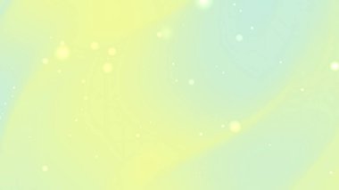 Açık Sarı ve Nane Yeşili Gradyan Arkaplan Yüzen Parlayan Noktalar
