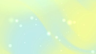 Parçacık ışığıyla yumuşak yeşil ve mavi eğimli arkaplan