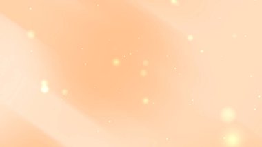 Yumuşak Şeftali Parıldayan Işık Parçacıkları ile Soyut Arkaplan