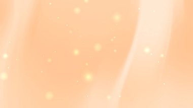 Pastel Turuncu Soyut Işık Arkaplanı Parlayan Yüzen Parçacıklarla