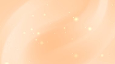 Yumuşak Pastel Turuncu Parıltılı ve Yüzen Işık Parçacıkları Arkaplanı