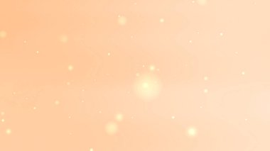 Parlayan Işıltılı Işık Parçacıklarıyla Pastel Turuncu Arkaplan