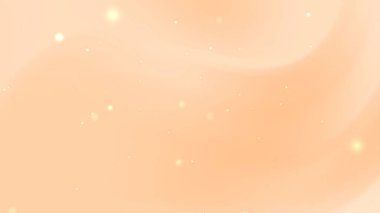 Yüzen Işık Parçacıklarıyla Pastel Turuncu Arkaplan