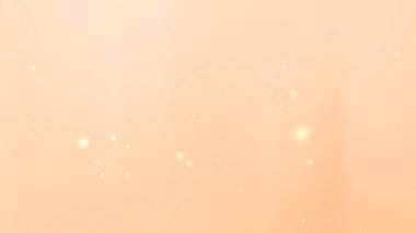 Pastel turuncu arka plan ve birkaç beyaz nokta.