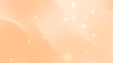 Işık Parçacıkları ile Pastel Turuncu Soyut Arkaplan