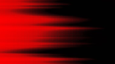 Noktalı Desen Sanatı ile Kırmızı Siyah Yarıton Hız Çizgisi Arkaplanı