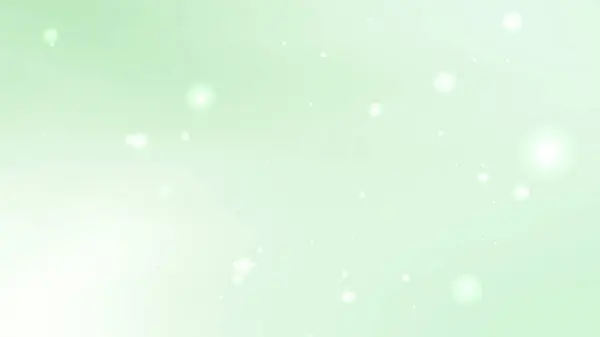 Pastel Yeşil Bulanık Arkaplan Yumuşak Yüzen Işık Parçacıkları ile
