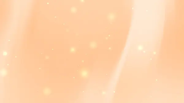 Pastel Turuncu Soyut Işık Arkaplanı Parlayan Yüzen Parçacıklarla