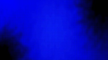 Vignette Gradyan Efekti ile Soyut Mavi Nokta Yarısı Arkaplan