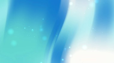 Açık Mavi Soyut Akan Arkaplan Yumuşak Parlayan Bokeh Parçacıkları ile