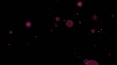 Pembe parlayan daireler parçacık arkaplanı