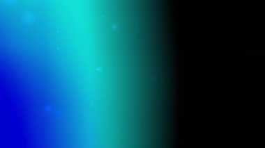 Yüzen yumuşak ışık parçacıkları ile mavi-Cyan gradyanı festival kutlamaları için mükemmel posterler fütüristik tasarımlar veya özel karakterler olmadan teknoloji arka planları