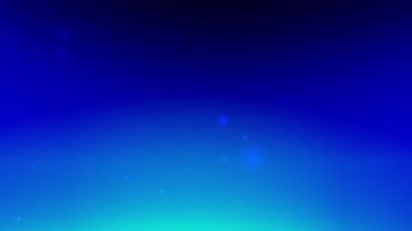 Koyu maviden cyan pürüzsüz gradyan. Yeni yıl olayları için mükemmel yüzen parçacıklar. Fütürist tasarımlar.