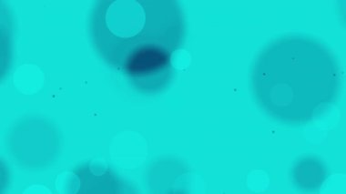 Açık mavi renkli ve şeffaf baloncuk daireli soyut arkaplan. Yeni yıl kutlamaları için mükemmel daireler. Parti kutlama kartları ve yaratıcı dijital fon tasarımları.