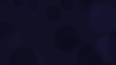 Koyu mavi arka planda hafif bokeh elementleri ve küresel kutlamalar için mükemmel bir doku Noel veya dijital tasarım ve fütürist markalaşma projeleri var.