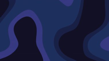 Soyut mavi ve siyah katmanlı sıvı kalın eğriler ve modern kompozisyon posterler için mükemmel web arkaplanı veya Cadılar Bayramı teknolojisi lansmanı ve dijital sanat projeleri gibi olay temaları