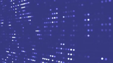 Mavi arkaplan ve beyaz dairelere sahip soyut tasarım sunumlar için mükemmel web grafikleri ve modern markalaşma materyalleri