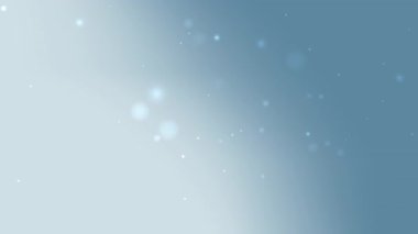 Hafif parlak toz ve hava parçacıkları ile açık mavi gradyan küresel kış festivali dekorasyonu için mükemmel zarif dijital davet veya barışçıl tatil kutlama tasarımı
