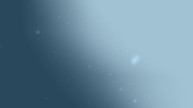 Yüzen toz parçacıkları ile açık mavi gradyan küresel kutlama görselleri için harika huzurlu hareket sağlıyor yumuşak dijital tasarım temaları veya zarif tatil etkinliği arka planları