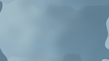 Küresel kutlama görselleri UI uygulama teknolojisi afişleri ve modern web sitesi kahraman başlıkları için ideal sıvı dalgalı organik formlara sahip soluk mavi soyut bir arka plan.