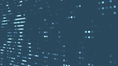 Mavi arkaplanda mavi ve beyaz bokeh dijital arkaplan için mükemmel web sitesi afişleri şenlikli tasarımlar ve sakinleştirici görseller