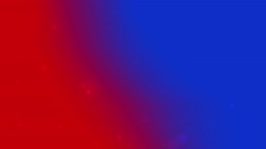 Kırmızı ve mavi renk gradyanı, parlak yumuşak parçacıklar ve hareket bulanıklığı efekti vatanseverlik temalı etkinlik için modern arka planlar ve ulusal yaratıcı tasarım için harika.