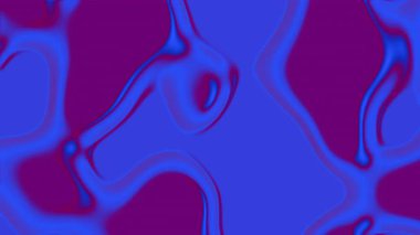 Canlı mavi ve mor gradyan tonlarda pürüzsüz akan soyut arkaplan sıvı şekil efektleri yaratıcı festival görselleri modern posterler veya canlı dijital sanat eserleri için mükemmeldir.