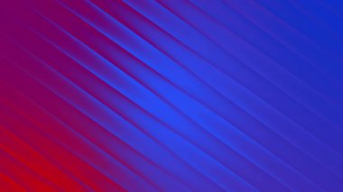 Soyut arkaplan tasarımları ve geometrik sanatsal projeler için uygun mavi ve kırmızı çizgilere sahip çapraz gradyan