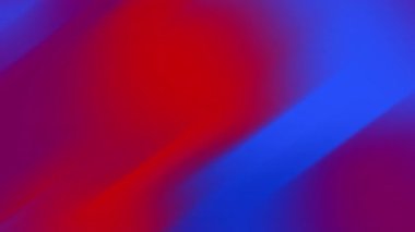 Arkaplan dokuları ve dijital tasarımlar için modern ve canlı bir estetik içeren bulanık kırmızı ve mavi gradyan